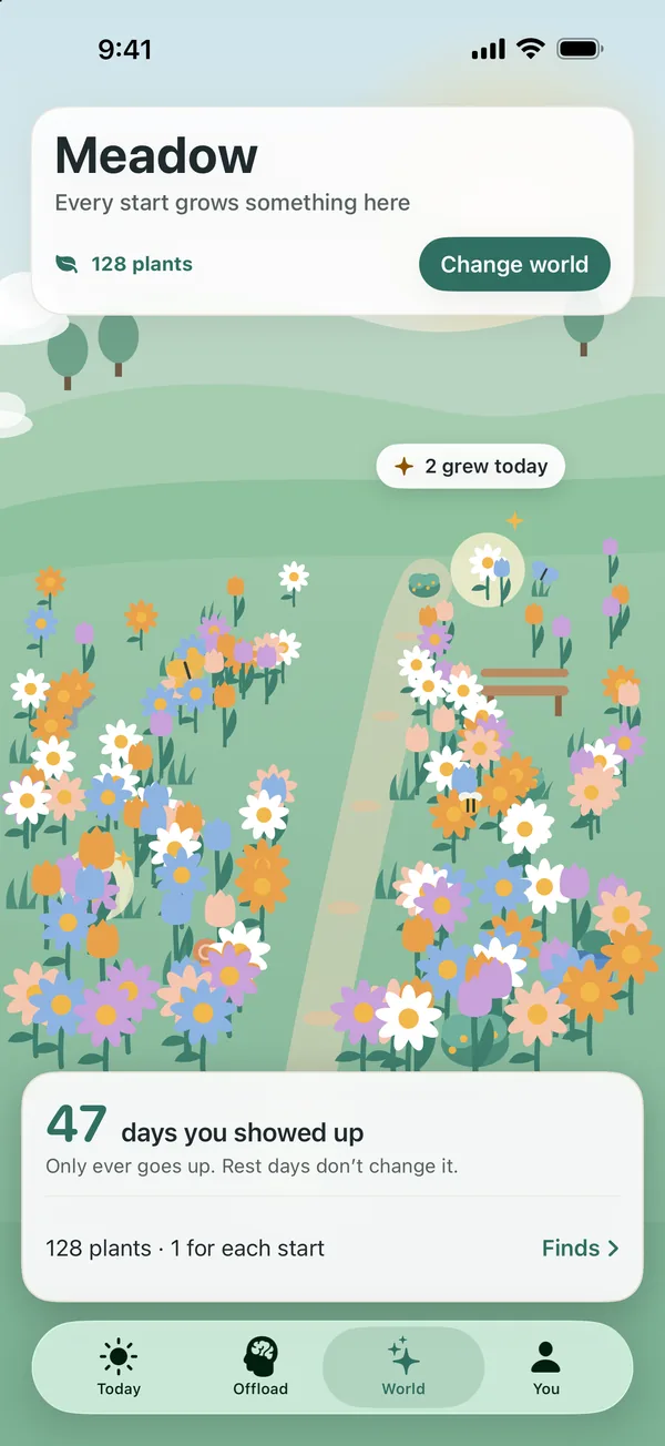 The Meadow world in Startlet