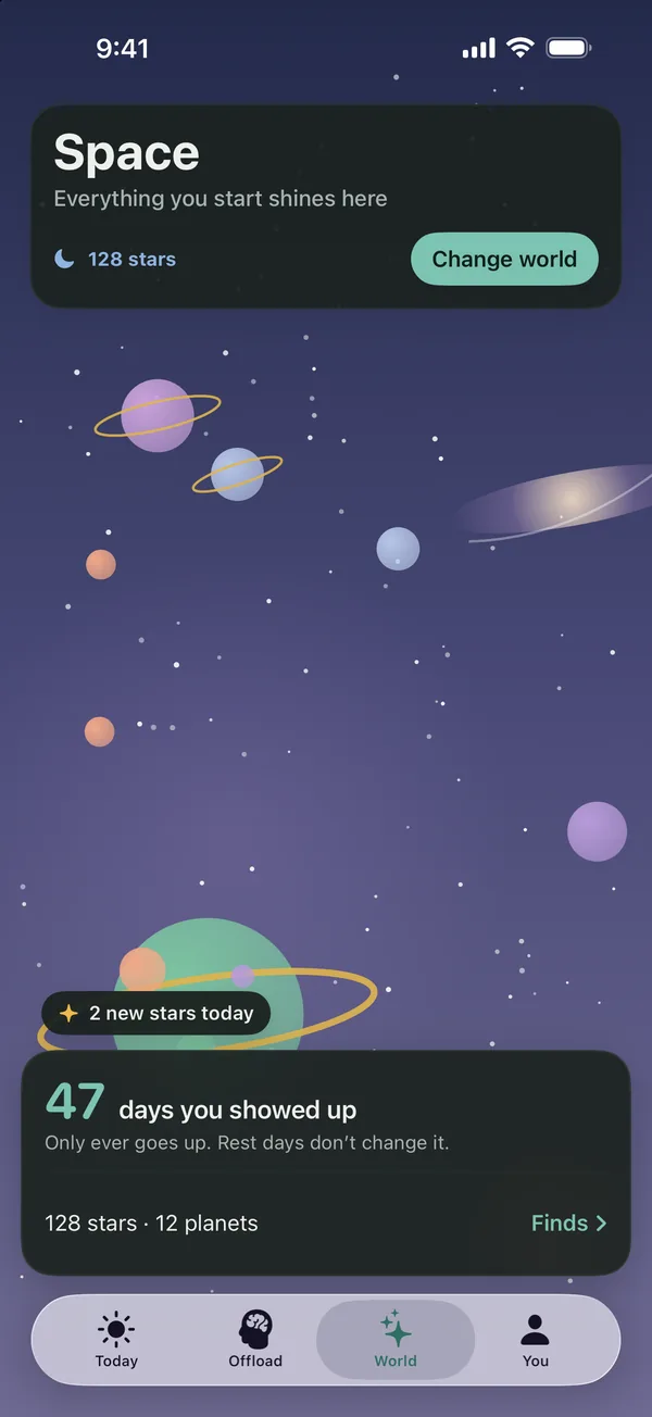 The Space world in Startlet